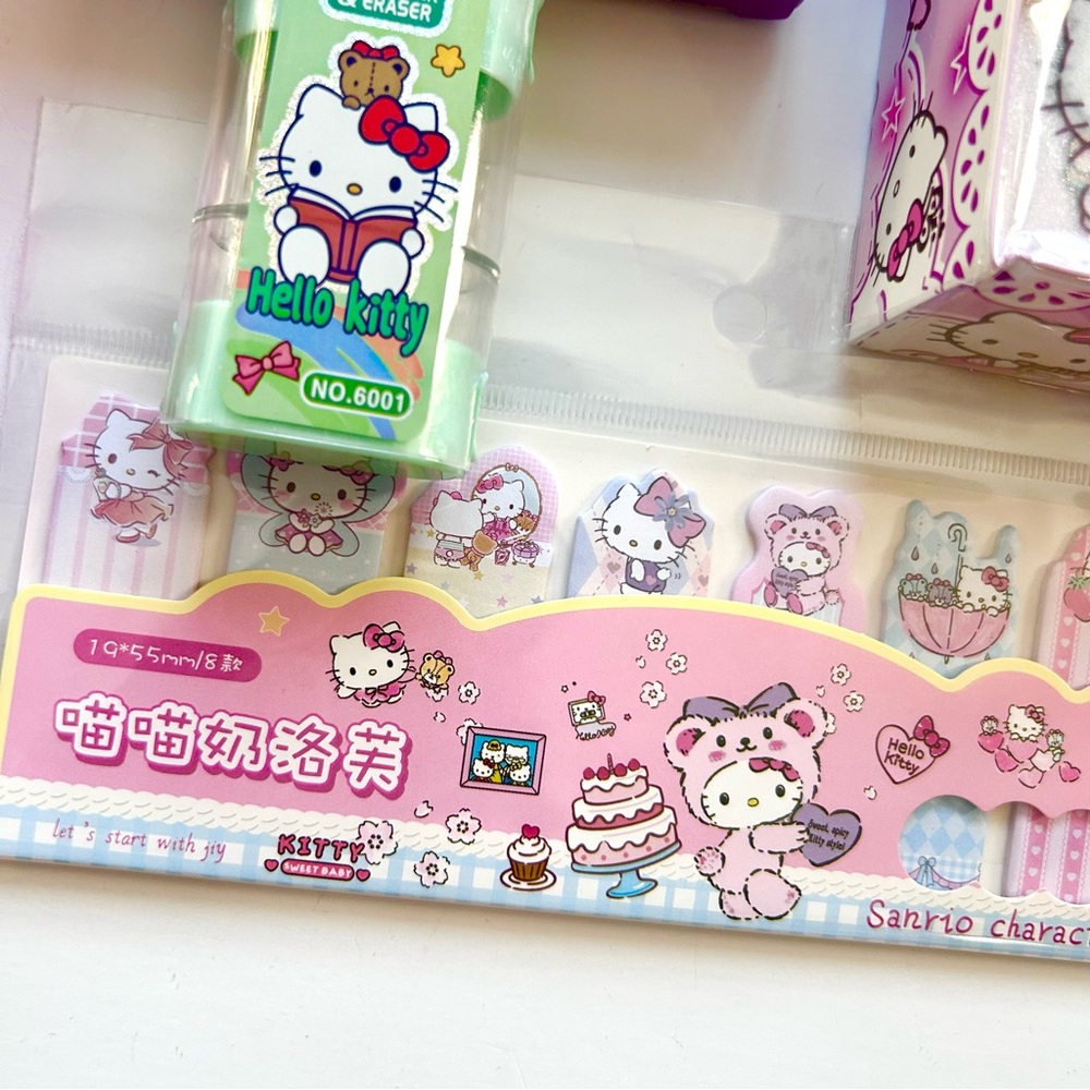 💖(HK366) Hello Kitty Adorable 10-Piece Stationery Bundle! - Picture 12 of 13